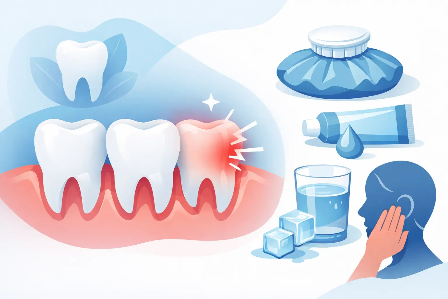Dentes com sensibilidade após branqueamento, com sintomas e soluções.