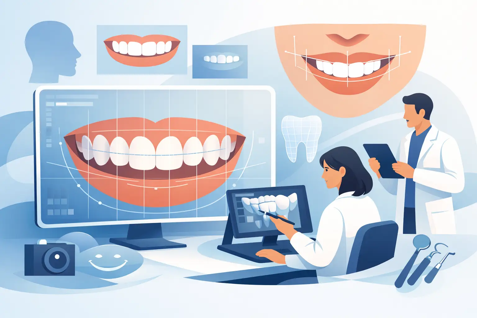 Como funciona o planeamento digital do sorriso