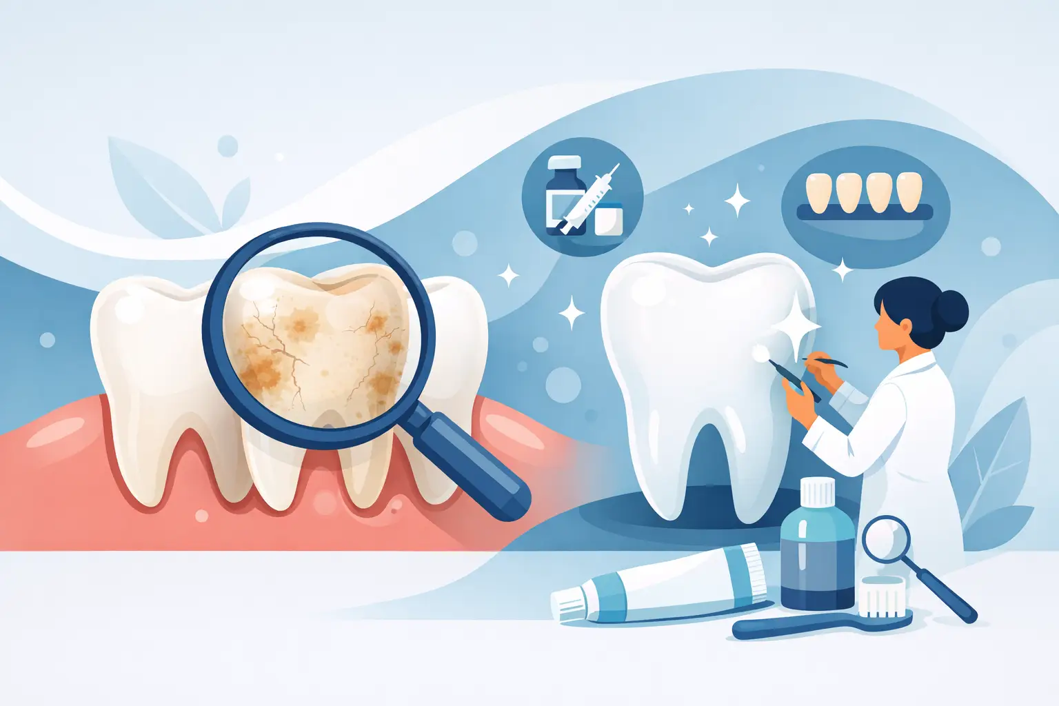 Dentes manchados: causas e tratamento