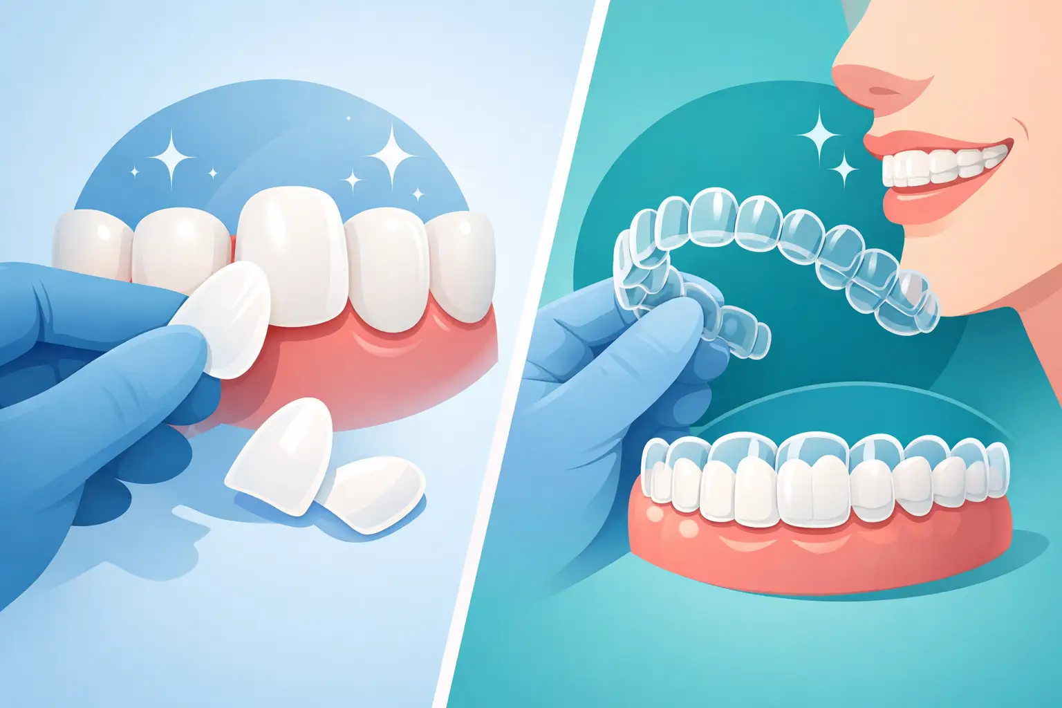 Facetas dentárias ou alinhadores invisíveis?