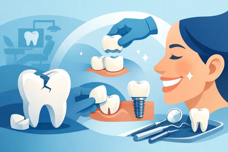 Soluções para um dente partido: restauração, coroa ou implante, consoante o diagnóstico