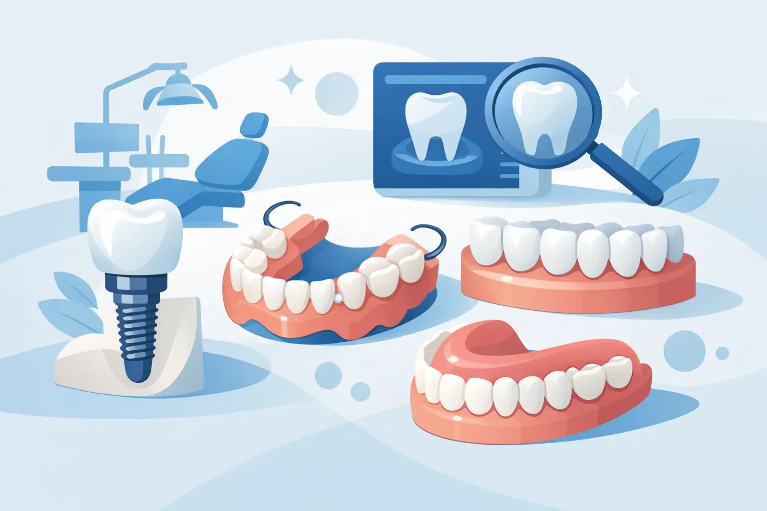 Guia de próteses dentárias modernas