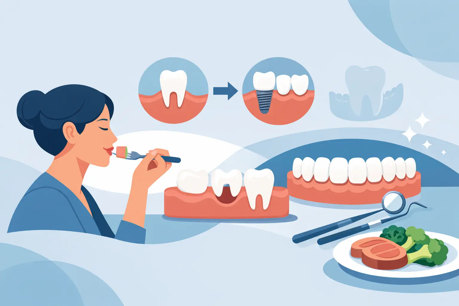 Como recuperar mastigação após perda dentária